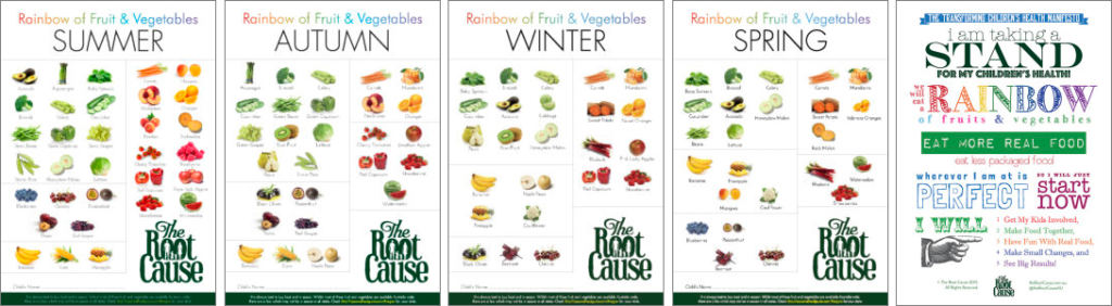 Printable Seasonal Fruit And Vegetable Chart